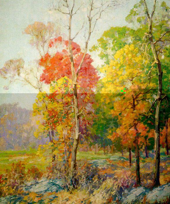 Maurice Braun Autumn in New England France oil painting art